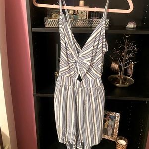 Open back romper